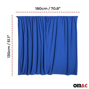 RAM PROMASTER Cabin Curtain - Omac - Textile/Polyester, 2 Curtains - 1 Profile 180x130 - Dark Blue RAM PROMASTER Cabin Curtain - Omac - Textile/Polyester, 2 Curtains - 1 Profile 180x130 - Dark Blue